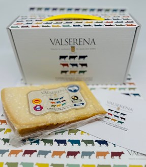 Valserena Parmigiano Reggiano Solo di Bruna - Gift Box 500g 36 month 